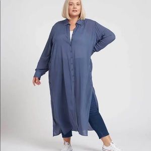 Universal Standard Nailah Button Down Tunic, 10/12
